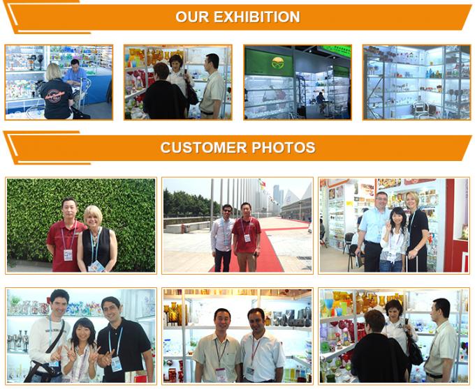 Tricolor Gradiente helado Champaña de vidrio personalizado Color rociado 6