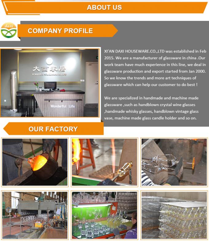 Tricolor Gradiente helado Champaña de vidrio personalizado Color rociado 8