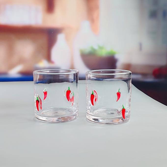 Tricolor Gradiente helado Champaña de vidrio personalizado Color rociado 4