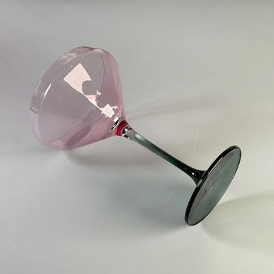 Hand-blow Color Gradient Wine Glass Set High Quality Crystal Wine Glass For Gift For Weeding