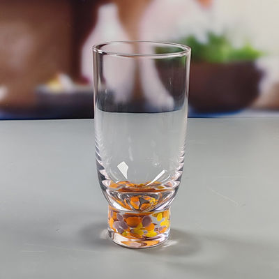 Handmade Modern Design Colorful Cocktail Drinking Glasses Custom Confetti Beverage Highball Glass