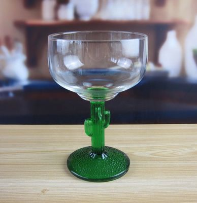 Ins Cactus Plant Stemed Round Vintage Martini Glasses
