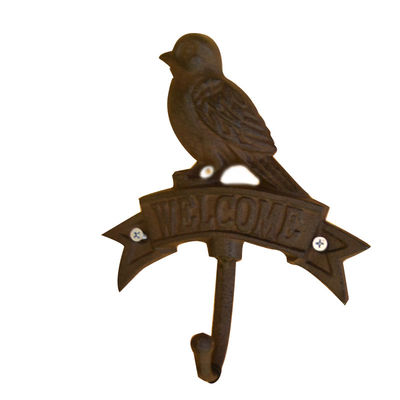 Antique Wall Mount Bird shape Black Iron Coat Hooks