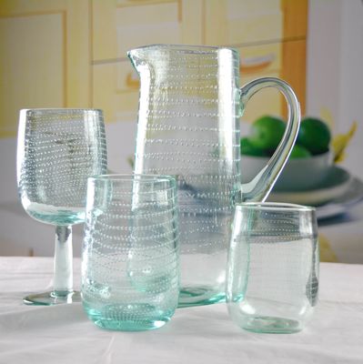 Spiral Bubbles Tumbler Drinking Glasses