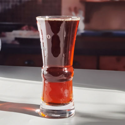 Highball Drinking Cocktail Crystal Glasses Handblown With Color Logo