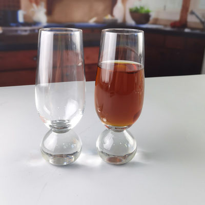 Ball Stemmed Lead Free Crystal Highball Tumblers For Champagne