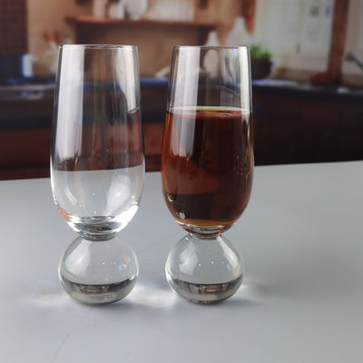 Ball Stemmed Lead Free Crystal Highball Tumblers For Champagne