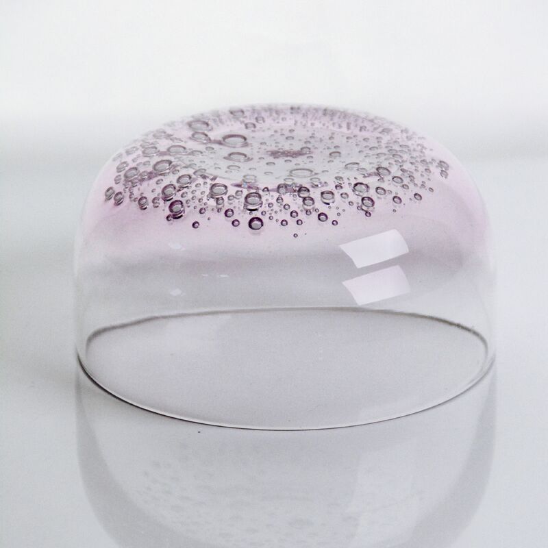 calidad Cristal de vidrio de vino soplado a mano con burbujas sutilmente atrapadas y una lavanda suave para un gradiente claro que combina belleza y durabilidad fábrica