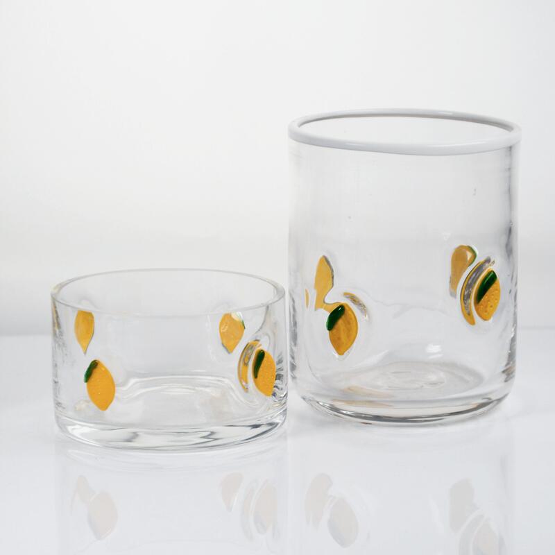 calidad Vaso de cristal sin plomo soplado a mano de 400 ml - Vaso versátil para whisky, zumo y café fábrica