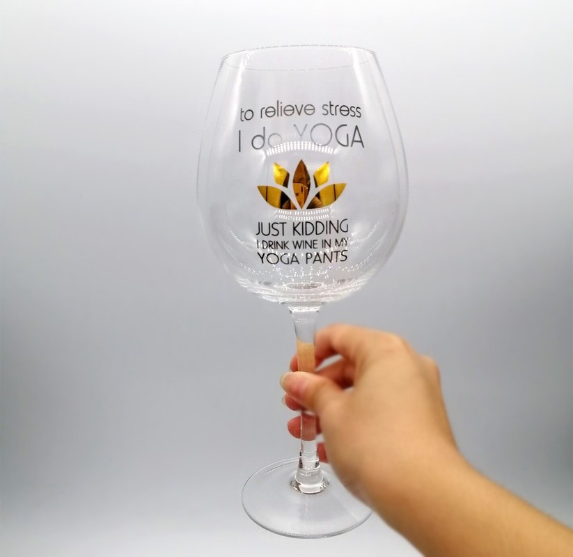 calidad Gafas de vino de cristal de 750 ml de tamaño grande, de cristal de vino tinto. fábrica