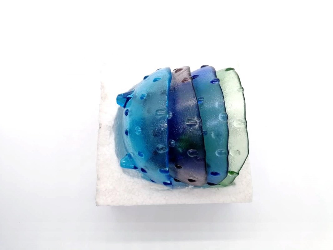 calidad Placas únicas de 3 pies de vidrio para frutas y postres fábrica