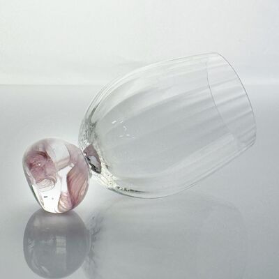 calidad Conjunto de vidrio de vino de cristal de nube rosa de alta claridad diseñado para restaurantes bares y eventos de degustación de vinos que ofrecen una presentación superior fábrica