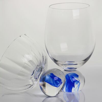 calidad Elegante conjunto de cristal de cristal de cristal de vino de nube azul ideal para restaurantes Hoteles Bares y servicios de catering que proporcionan una claridad y estilo superiores fábrica