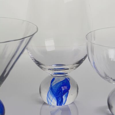 calidad Elegante conjunto de cristal de cristal de cristal de vino de nube azul ideal para restaurantes Hoteles Bares y servicios de catering que proporcionan una claridad y estilo superiores fábrica