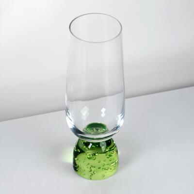 calidad Copo de cristal de vidrio de vino con base de burbujas hecha a mano con cristal libre de plomo para comidas elegantes fábrica