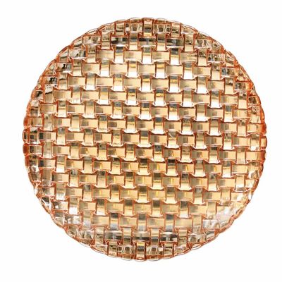 calidad Plataformas de cargador de vidrio para bodas fábrica