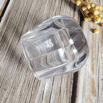 calidad Portadores de velas de vidrio en relieve en forma de calabaza para luz de té fábrica