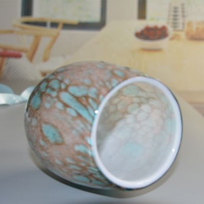 calidad Candeleras de vidrio votivo de color sólido turquesa fábrica