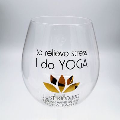 calidad Gafas de vino de cristal de 750 ml de tamaño grande, de cristal de vino tinto. fábrica