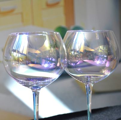 calidad Globo de color del arco iris gigante forma 23 Oz Ventosas de cristal de vino fábrica