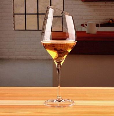 calidad Borde superior inclinado modificado para requisitos particulares 450ml Crystal Glasses fino fábrica