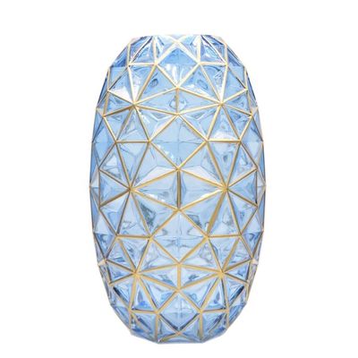 calidad Vaso de vidrio decorativo pintado a mano para bodas fábrica