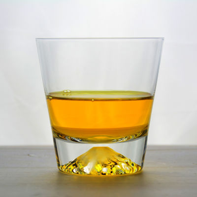 calidad Vidrio de whisky hecho a mano con base pesada y transparente fábrica