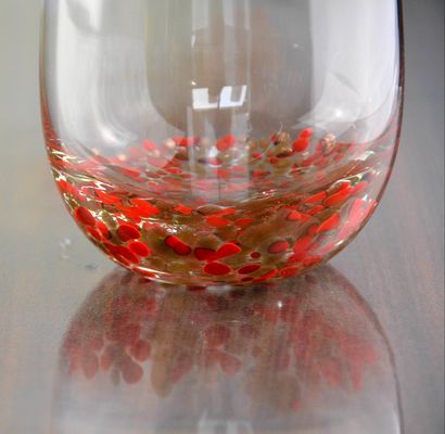 calidad Vidrio de fondo de piedra de oro SGS 300 ml Vidrio de whisky hecho a mano fábrica