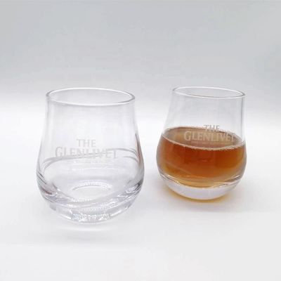 calidad Vidrio redondo de whisky hecho a mano con base pesada fábrica
