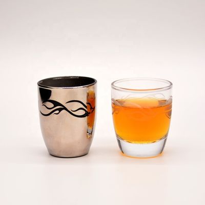 calidad Vidrieras únicas de platino de 50 ml con logotipo de marca fábrica