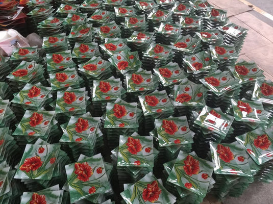 calidad Personaliza el color en placas de vidrio cuadradas de cactus fábrica