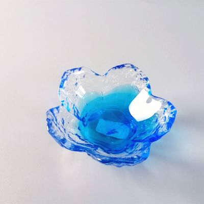 calidad En los platos de salsa de cristal de flor de cerezo para la mesa de la cena fábrica