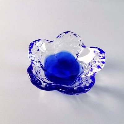 calidad En los platos de salsa de cristal de flor de cerezo para la mesa de la cena fábrica