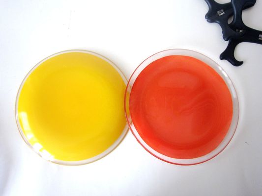 calidad 10 pulgadas de transparencia de borde tintado color de vidrio placas de carga fábrica