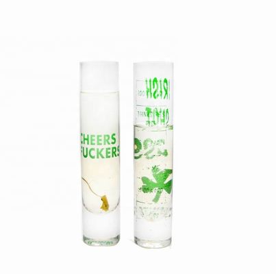 calidad Ventosas largas y brillantes de cristal con color fábrica