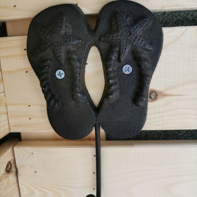 calidad Decoración del hogar Ganchos de abrigo de hierro forjado Artesanías de hierro fundido fábrica