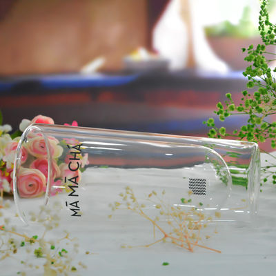 calidad Vidrio circular de doble pared resistente al calor fábrica