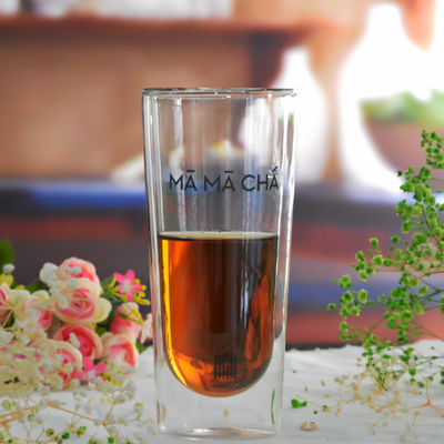 calidad Vidrio circular de doble pared resistente al calor fábrica