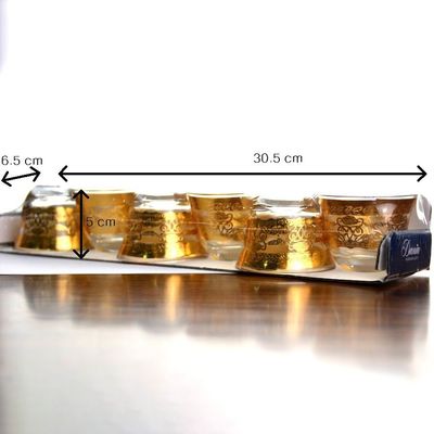 calidad Ventosas de alta gama de lujo de oro decorado con decoración fábrica