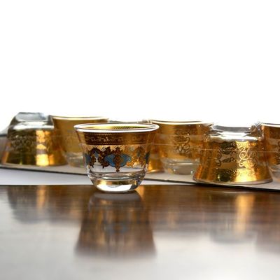 calidad Ventosas de alta gama de lujo de oro decorado con decoración fábrica