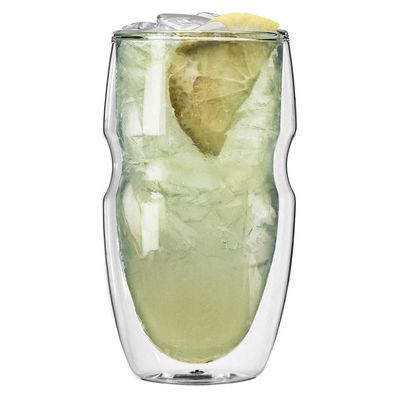 calidad Personaliza las copas de borosilicato de doble pared fábrica