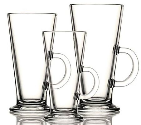 calidad Máquina de estilo irlandés hecha de cristal whisky tumblers con mango fábrica