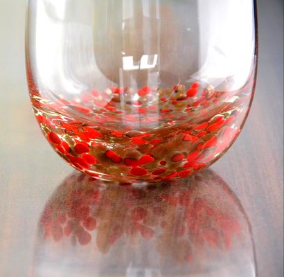 calidad Estrellas rojas con fondo creativo Macadam Tumbler copas de bebida fábrica