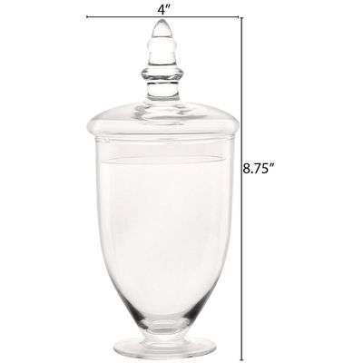 calidad Conjunto polivalente de 3 frascos de vidrio transparente para la cocina fábrica