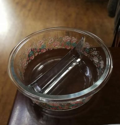 calidad Dos macetas de borosilicato, frascos de vidrio transparente, cuencos de vidrio con tapa. fábrica