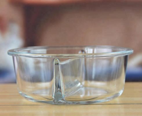calidad Dos macetas de borosilicato, frascos de vidrio transparente, cuencos de vidrio con tapa. fábrica