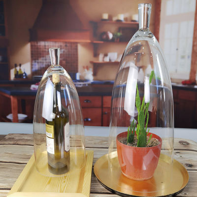 calidad Cloche de cúpula de cristal transparente sin plomo de 21 pulgadas fábrica