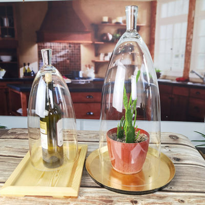 calidad Cloche de cúpula de cristal transparente sin plomo de 21 pulgadas fábrica