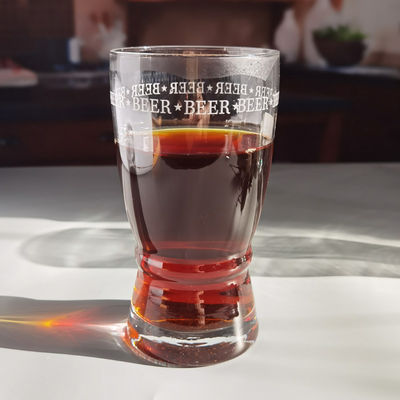 calidad Gafas de cerveza artesanal con logotipo de círculo fábrica