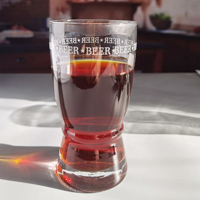 calidad Gafas de cerveza artesanal con logotipo de círculo fábrica